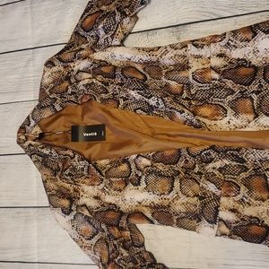 Venti6 Python Blazer SZ Large